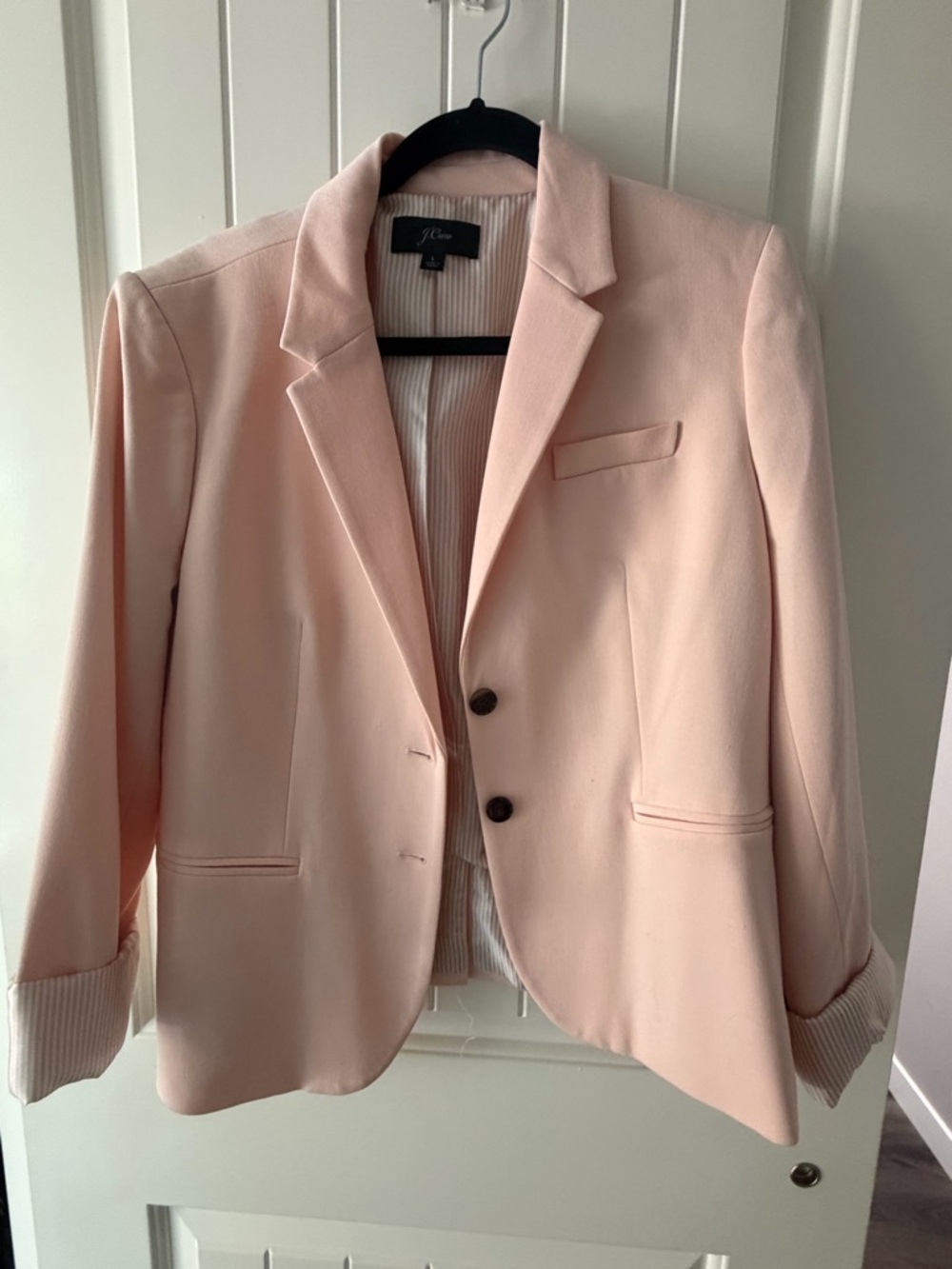 J. Crew Light Blush Pink Women's Tailored Blazer